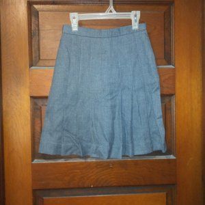 Pleated Grey mini skirt